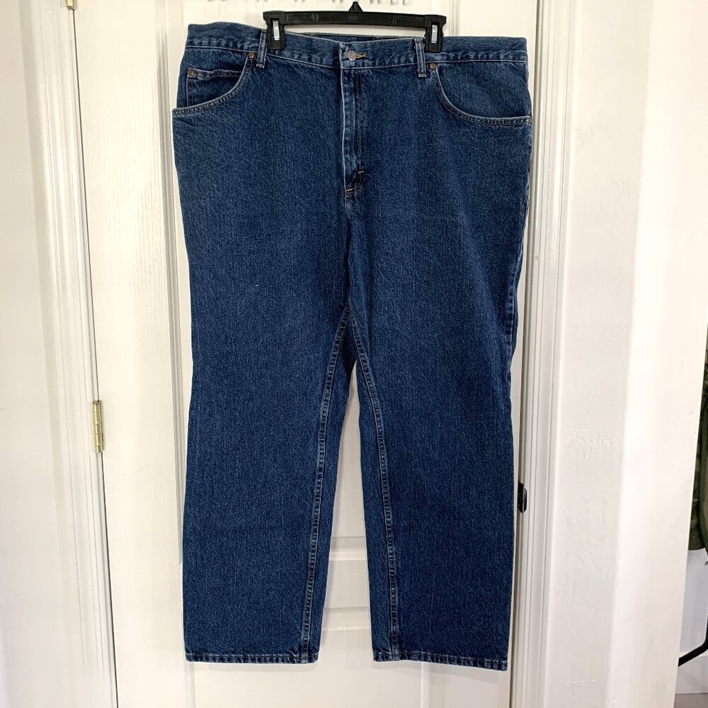Lee Regular Fit Jeans 100% Cotton Denim Medium Wash Blue Men's Size 46 x 32
